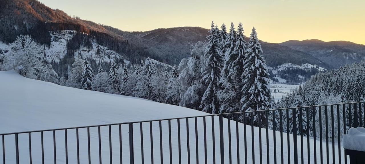 Penthouse Skyview Im Natur-Erlebnispark Bad Kleinkirchheim Patergassen Dış mekan fotoğraf
